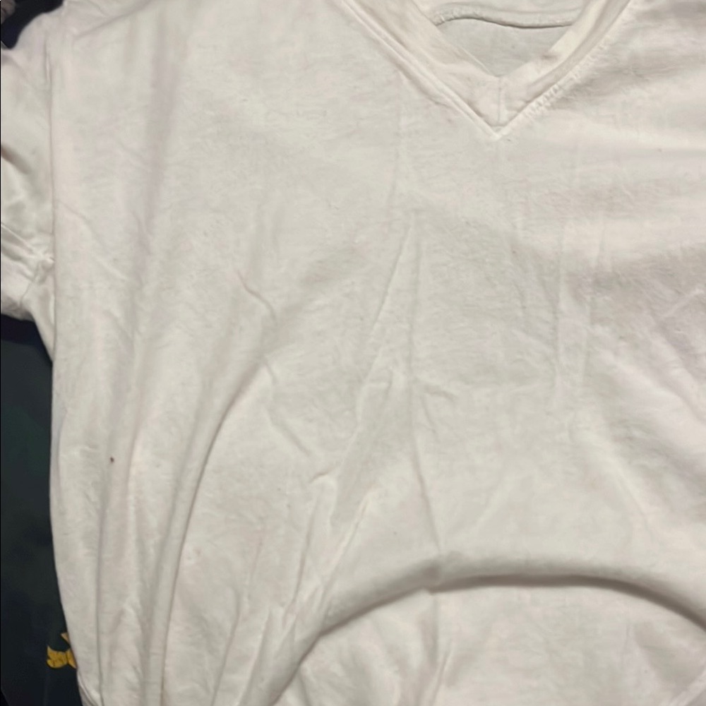 Classic White V-Neck T-Shirt